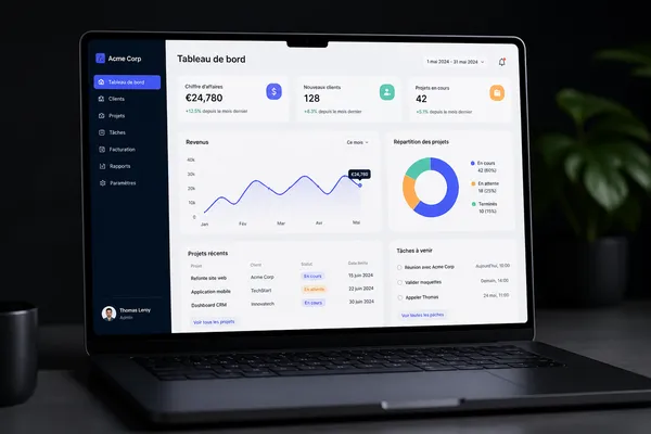 PRDV — Solution de Prise de Rendez-vous & CRM — Agence Web de Prestige